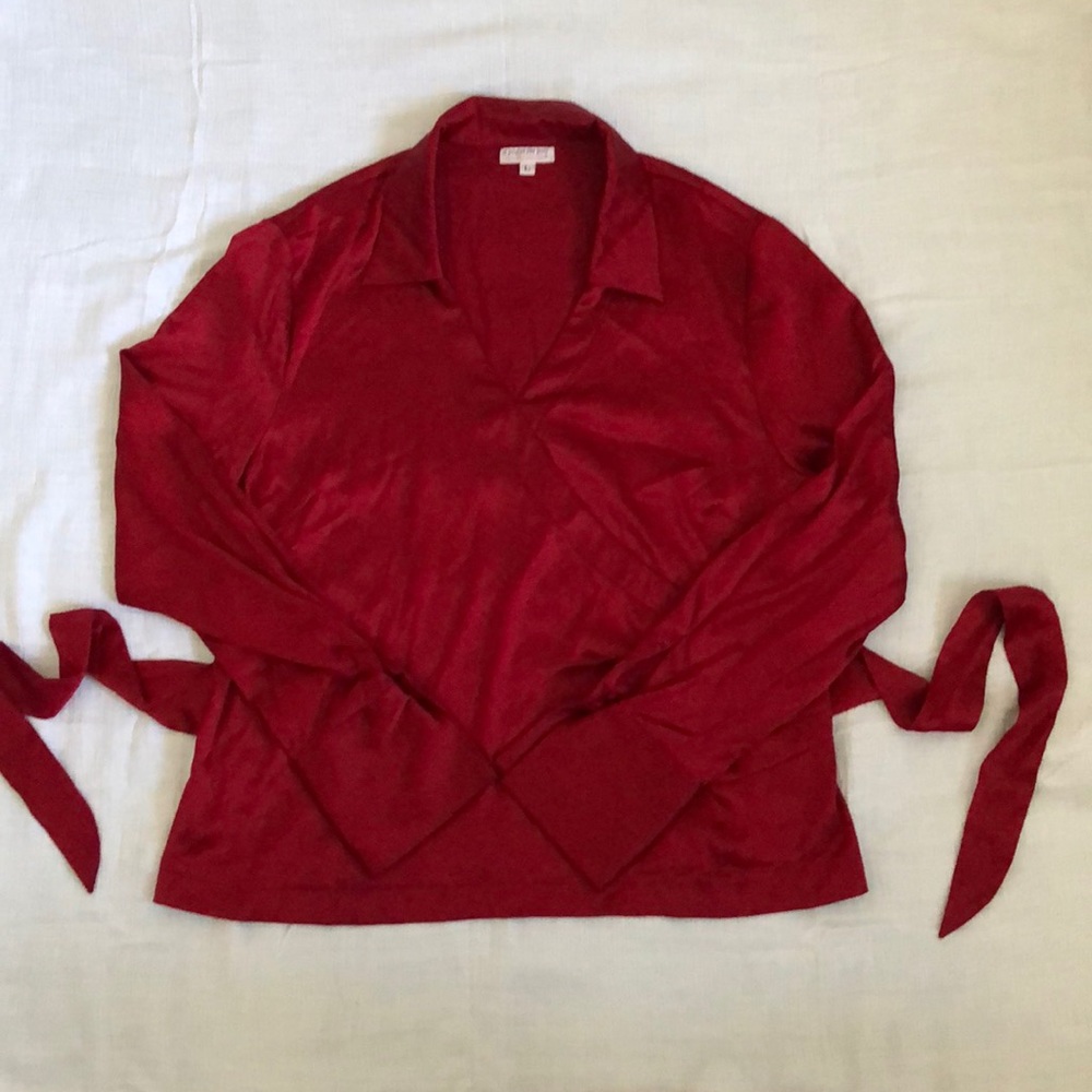 Motherhood Maternity Silk Blouse